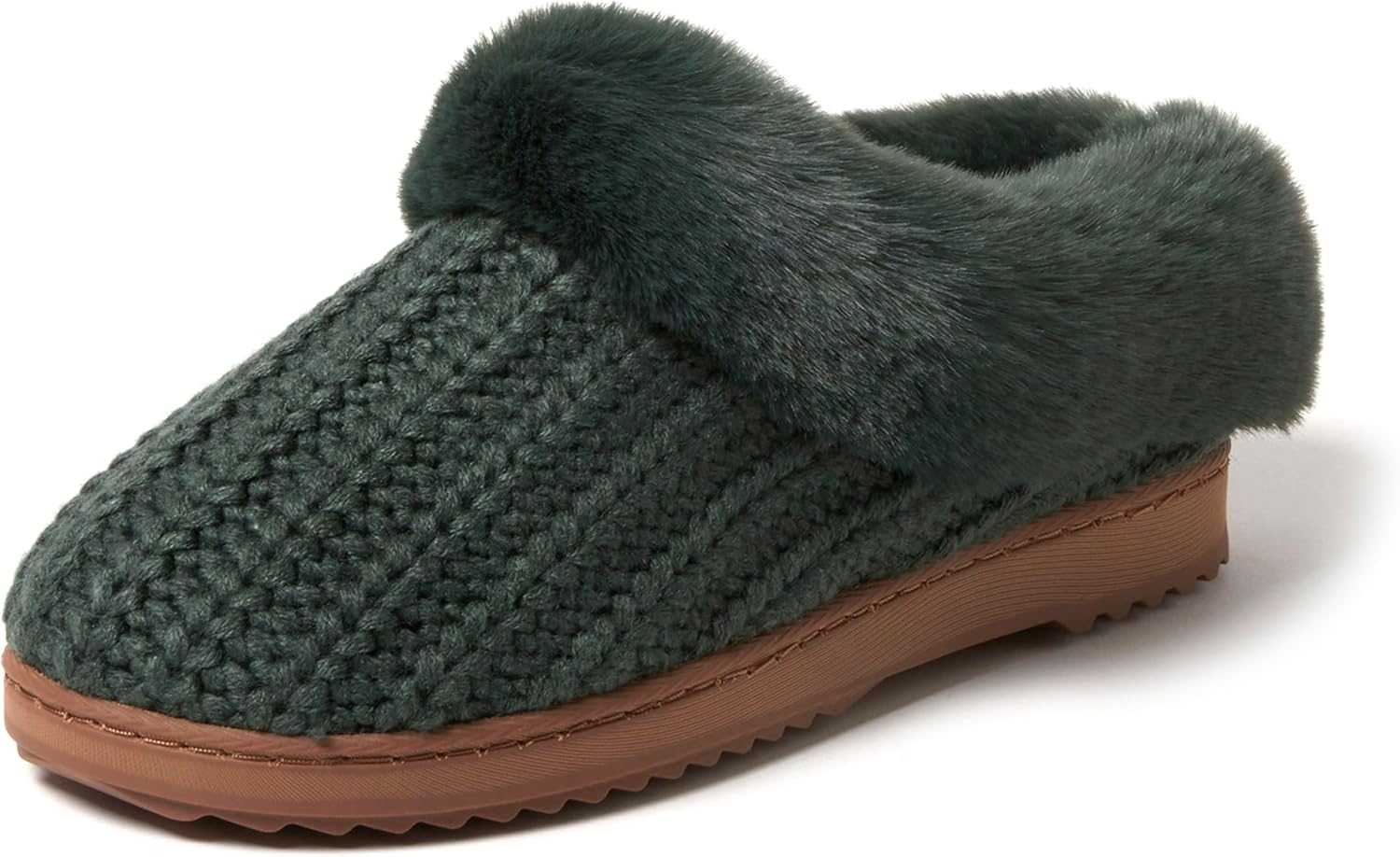 Women's Memory Foam Cozy Soft House Slippers Gifts for Women Hannah Knit Clog House Shoes