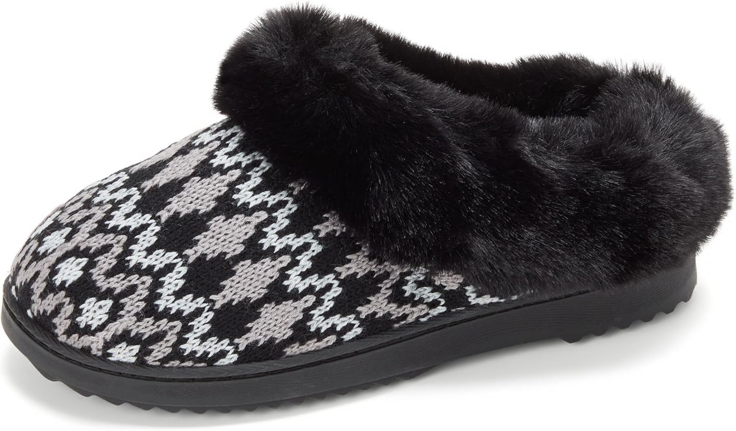 Women's Memory Foam Cozy Soft House Slippers Gifts for Women Hannah Knit Clog House Shoes