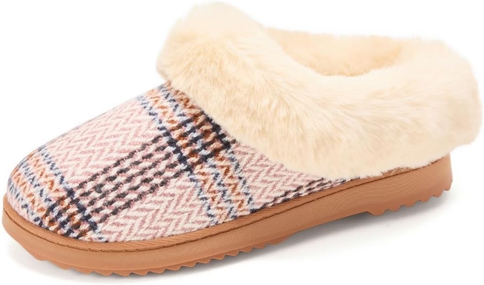 Women's Memory Foam Cozy Soft House Slippers Gifts for Women Hannah Knit Clog House Shoes