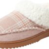 womens Nyla Felted and Plaid Moc Toe Clog