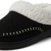 womens Nyla Felted and Plaid Moc Toe Clog
