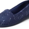 Women's Rebecca Soft Memory Foam Lightweight House Shoes Cozy Loafer with Warm Lining and Wide Widths Slipper