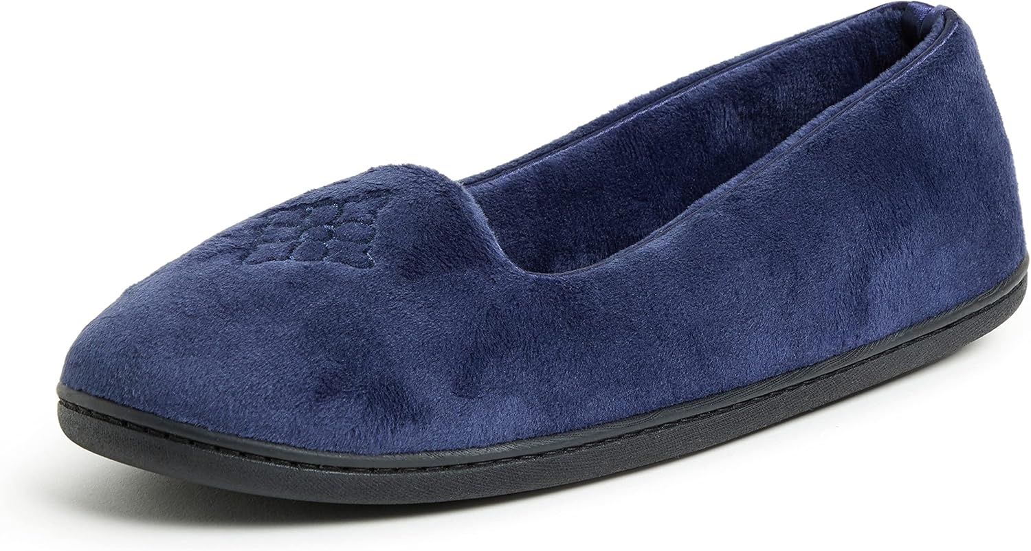 Women's Rebecca Soft Memory Foam Lightweight House Shoes Cozy Loafer with Warm Lining and Wide Widths Slipper