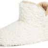 Comfortable Memory Foam Bootie Slippers with Indoor Outdoor Soles