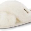 695a476faefb31f4ac2b1a2c2b7b136e2805dd97bcde234d8e7f3.jpg Women’s Acquired Style & Danielle Pheloung Exclusive Memory Foam Jessica Cozy Bow Cross Band Slide Slippers