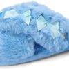 695a47704b921b48b7e42381a911e89271686307207f847004b6c.jpg Women’s Acquired Style & Danielle Pheloung Exclusive Memory Foam Jessica Cozy Bow Cross Band Slide Slippers